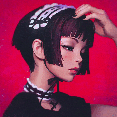 Stressed Maid GIF