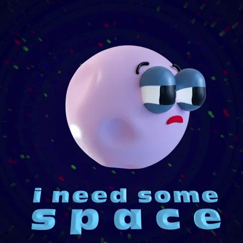 Leave Me Alone Space GIF