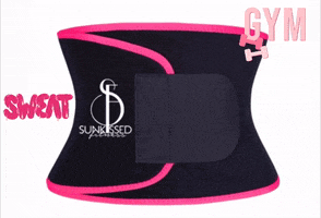 SunkissedFitness black business belly fat waist trimmer sunkissed fitness GIF