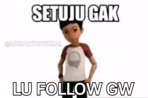 Follow Adit GIF