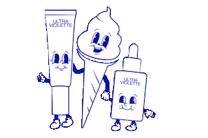 Ice Cream Summer Sticker by Ultra Violette