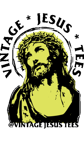 Vintage Jesus Tees Sticker