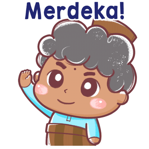 Merdeka Malaysiaday Sticker by Bear Boss Buddies