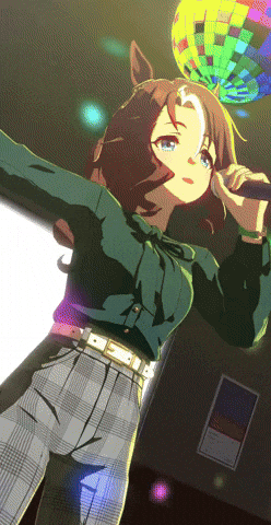 Uma Musume Pretty Derby Singing GIF
