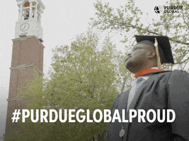Graduation Day Graduate GIF by PurdueGlobal