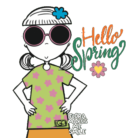 Happy Flowers Sticker