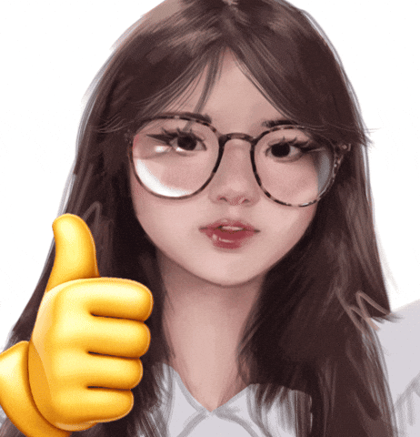 Girl Thumbs Up GIF