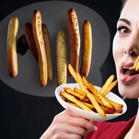French Fries Love GIF by systaime