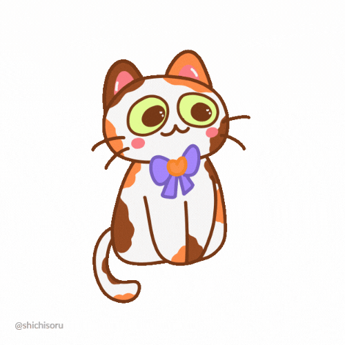 Calico Cat GIF by shichisōru