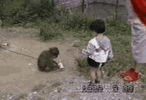 ouch children GIF