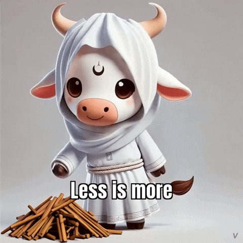 Less Is More Peace GIF by Guinea Gambino