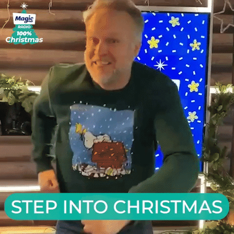 Step Into Christmas GIF by Magic Radio
