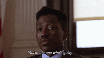 youre the one whos guilty wesley snipes GIF