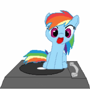 Rainbow Dash Mlp Sticker - Rainbow Dash Mlp My Little Pony - Discover &  Share GIFs