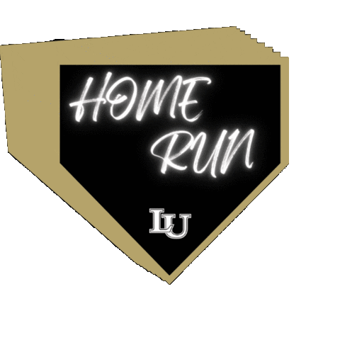 Home Run Baseball Sticker by Lindenwood University