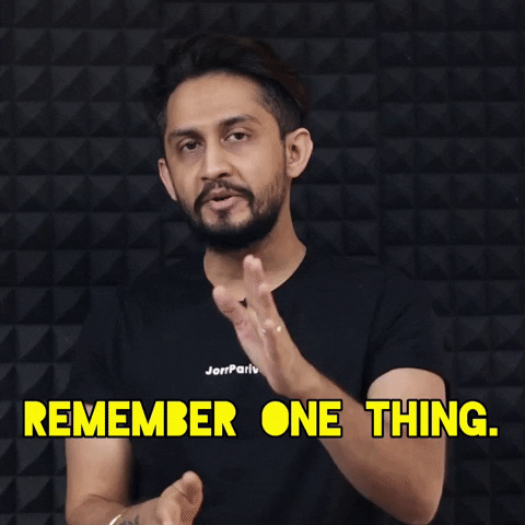 Remember One Thing GIF by Digital Pratik