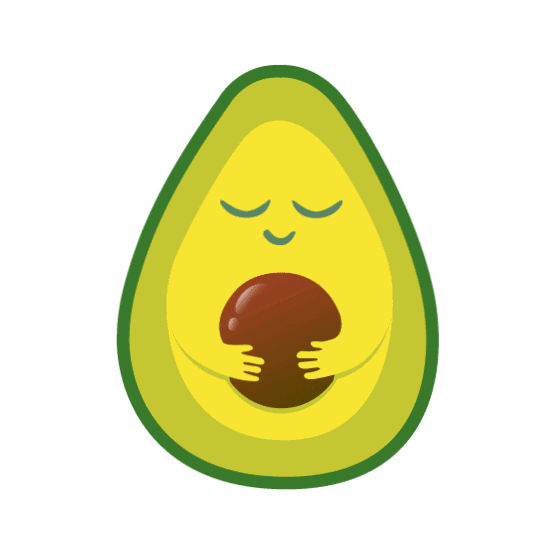 Avocado Sticker by Palta Buena