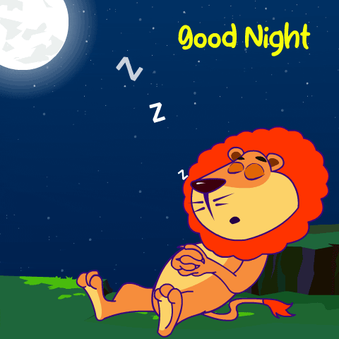 Good Night Animation GIF