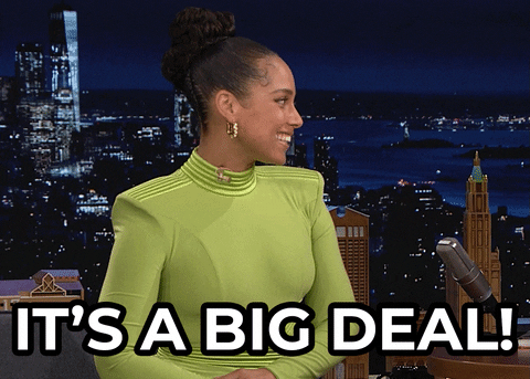 Alicia Keys Its A Big Deal GIF by The Tonight Show Starring Jimmy Fallon - Find & Share on GIPHY