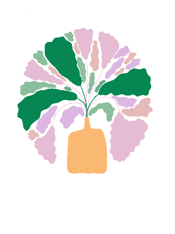 Pink Flower Sticker