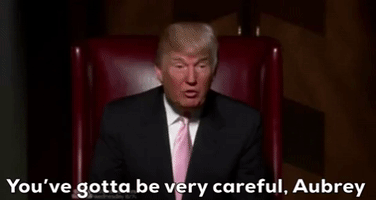Aubrey O'Day Donald Trump Celebrity Apprentice GIF