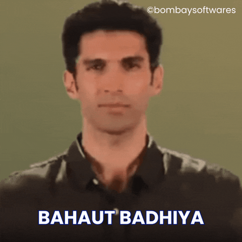 Very Good Bollywood GIF by Bombay Softwares