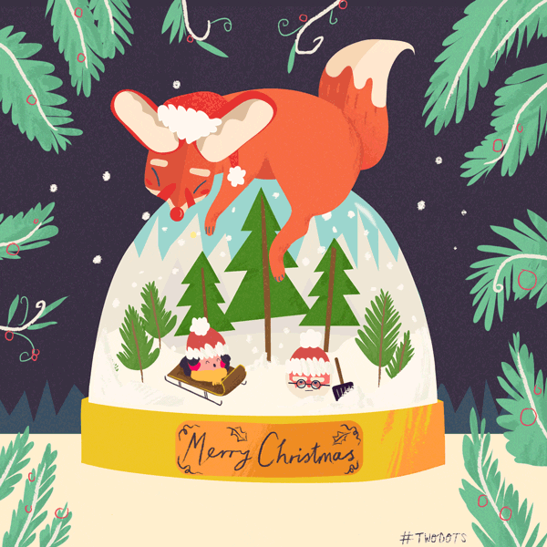 illustration fox GIF by Dots