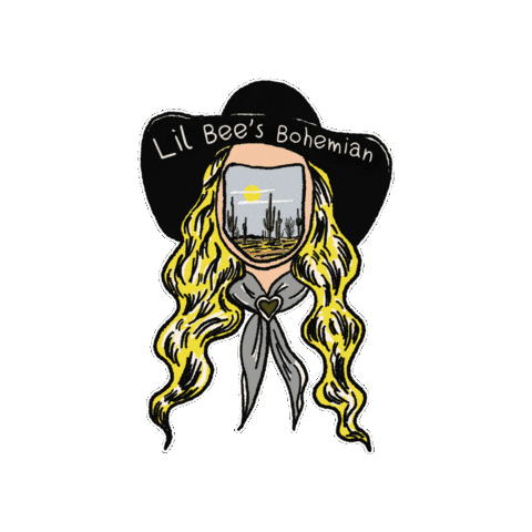 Sticker by Lil Bee's Bohemian