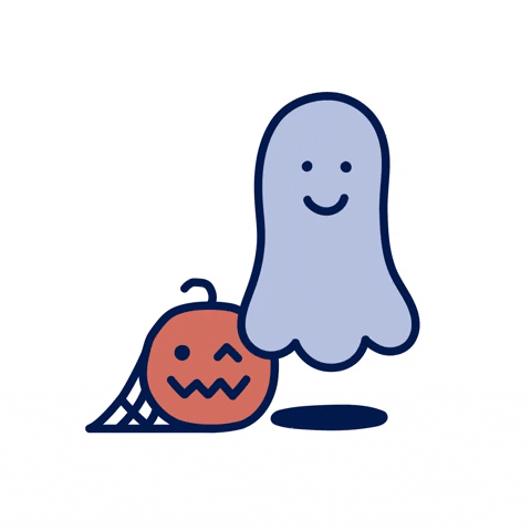 Halloween Ghost GIF by alphaben