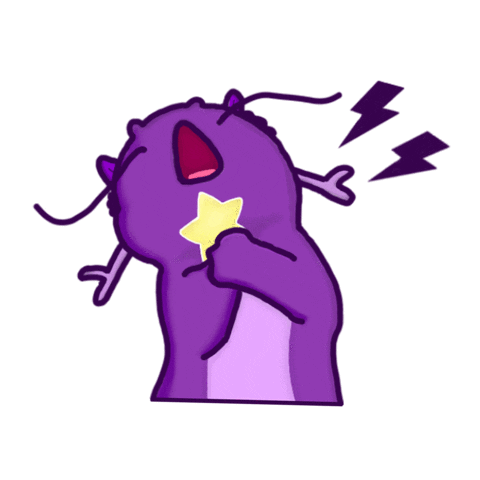 Falling Love Stars Sticker