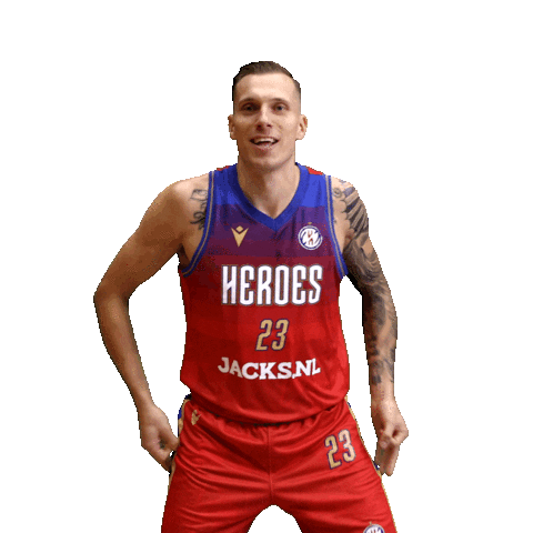 Basketball Celebration Sticker by Heroes Den Bosch