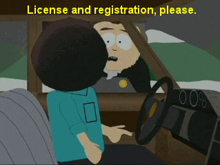 driving south park GIF