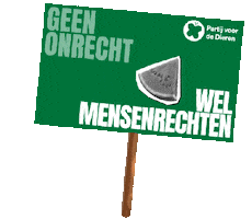Pvdd Sticker by Partij voor de Dieren