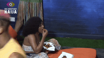 Bbnaija Eating GIF by Big Brother Naija