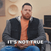 Its A Lie GIF by Amazon Prime Video