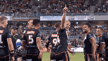 Celebrate GIF by Wests Tigers