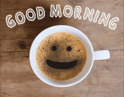 Good Morning Smile GIF by Holler Studios