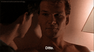 Patrick Swayze Love GIF