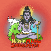 Maha Shivratri Holiday GIF by GIPHY Studios Originals