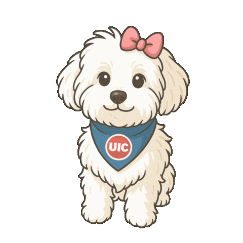 Dog Puppy Sticker by UIC EIEP