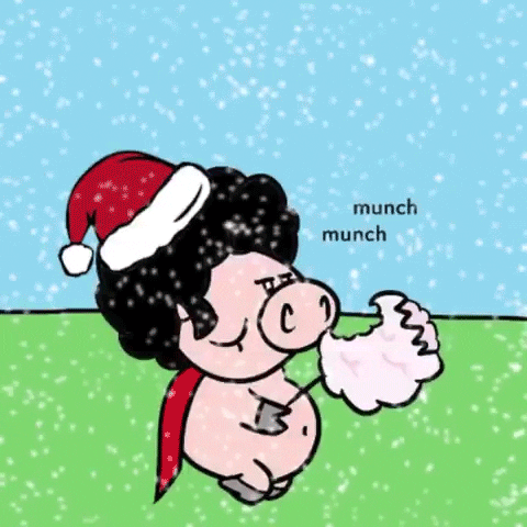christmas time GIF by Afro Pig