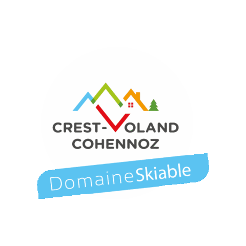 Station de ski Crest-Voland Cohennoz Sticker