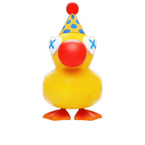 Duck Rotating Sticker