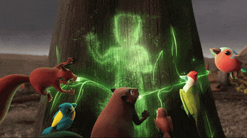 woodiesofficial friends magic tree forest GIF