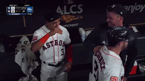 Excited Alex Bregman GIF by MLB - Find & Share on GIPHY