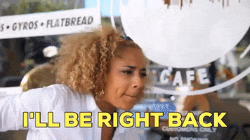Be Right Back Curly Hair GIF by smartfunnyandblack