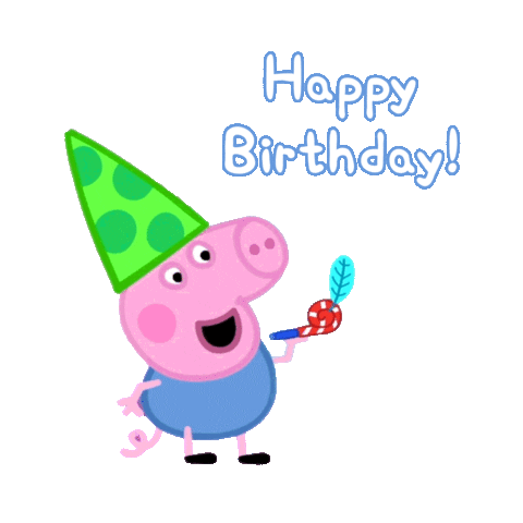 Happy Birthday Party Sticker by Peppa Pig for iOS & Android | GIPHY