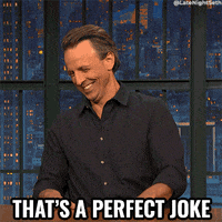 Joking Seth Meyers GIF by Late Night with Seth Meyers