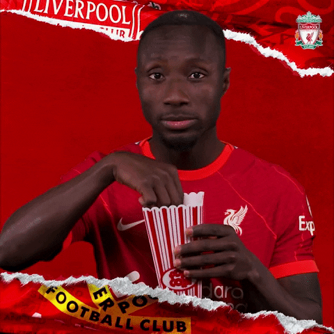 Naby Keita Popcorn GIF by Liverpool FC