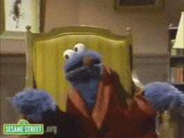 Sesame Street Monster GIF